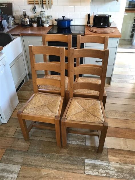 Heavy Solid Oak Chairs Dining / Kitchen | in Bath, Somerset | Gumtree