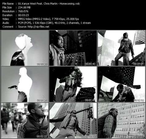 Kanye West Feat. Chris Martin - Homecoming - Download High-Quality Video(VOB)