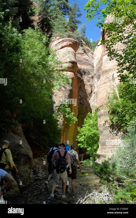 Kanarra Creek Slot Canyon Hiking On Blm Land Near Kolob Canyons Zion