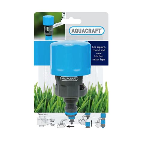 Aquacraft Square Tap Connector With Adaptor Ecostoreie Ireland