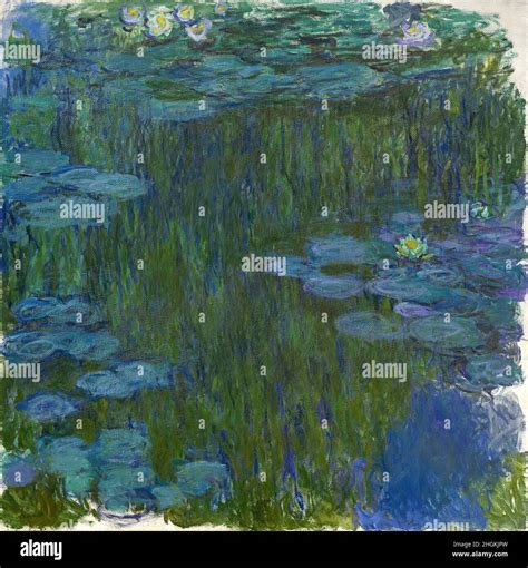 Water Lilies 1914 17 Oil On Canvas 200 X 200 Cm Monet Claude