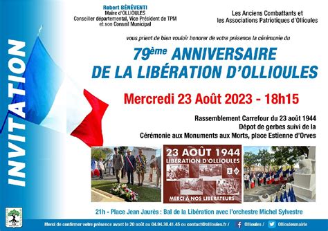 Invitation23Août2023 Association Varoise de l Appel du 18 Juin