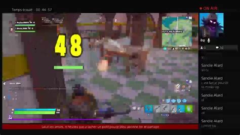 Live En Direct Fortnite Fr On Tente Le Top1 Chill Venez Jouer YouTube