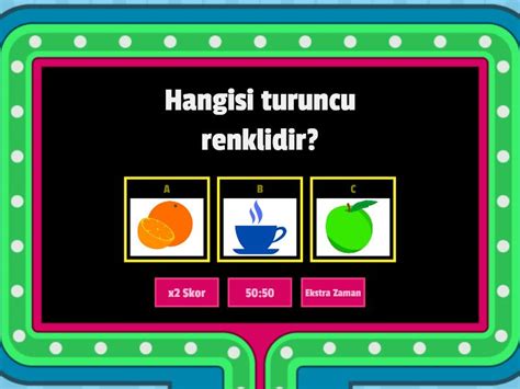 Renkleri Bul Gameshow Quiz