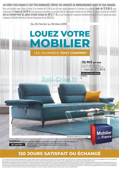 Anti-crise.fr | Catalogue Mobilier De France du 25 février au 18 mars ...