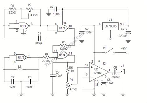 Metal Detector Schematic