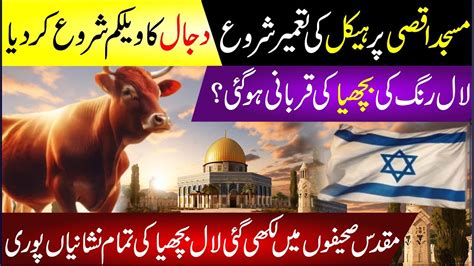 Construction Of Haikal E Sulemani On Masjid Aqsa Started Dajjal Ka