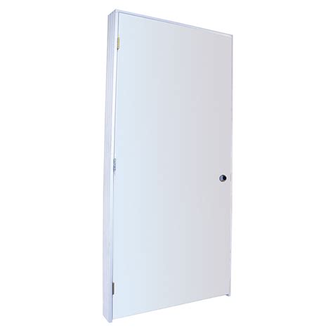 Metrie Prehung Flush Interior Door Primed MDF Right Hand Swing 32