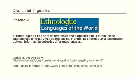 La Diversidad De Lenguas Ppt Descargar