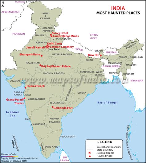 Top 11 Most Haunted Places in India - Bhangarh ruins, Jamali Kamali - India