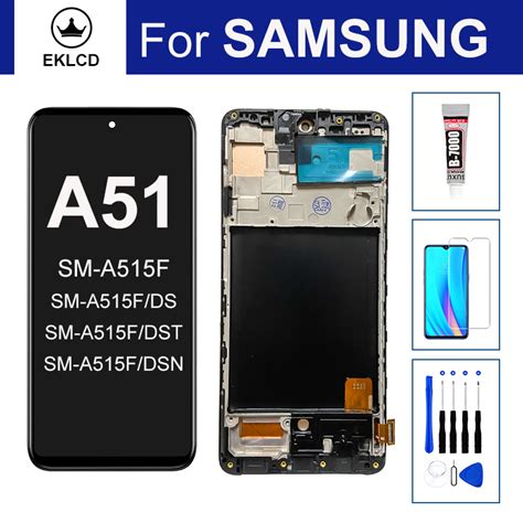 For Samsung Galaxy A51 A515 A515F LCD Display Touch Screen Digitizer ...