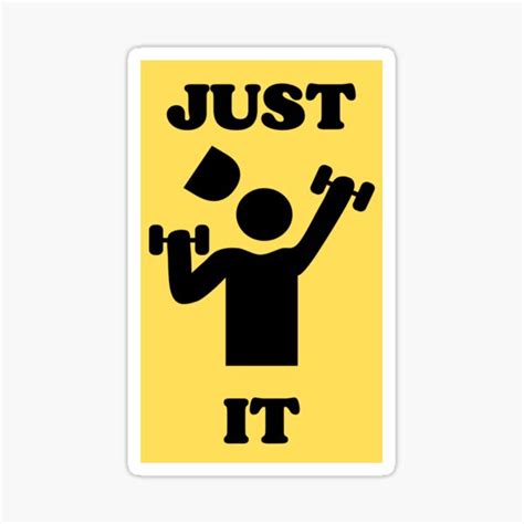 Just Do It Sticker By Drazen Artist Redbubble