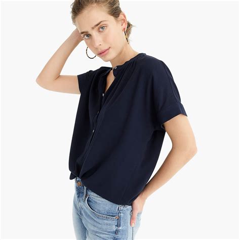 Drapey Popover Shirt Womens Shirts Popover Shirt Shopping Outfit