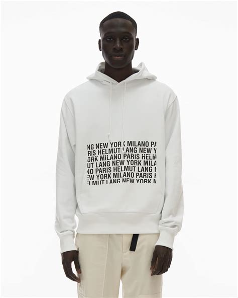 Helmut Lang Box Logo Hoodie | WWW.HELMUTLANG.COM | Helmut Lang