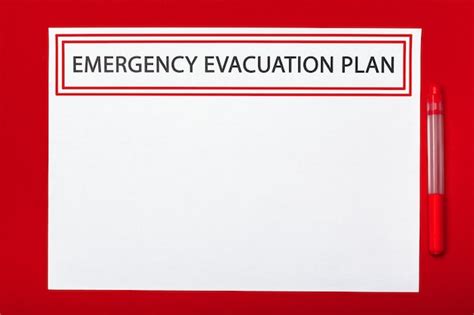 Premium Photo | Emergency evacuation plan