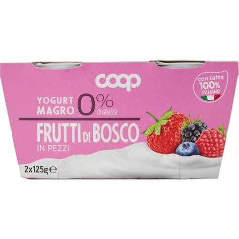 Yogurt Magro Ai Frutti Di Bosco Coop X G Coop Shop