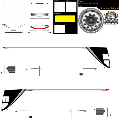 Bus Livery Templates