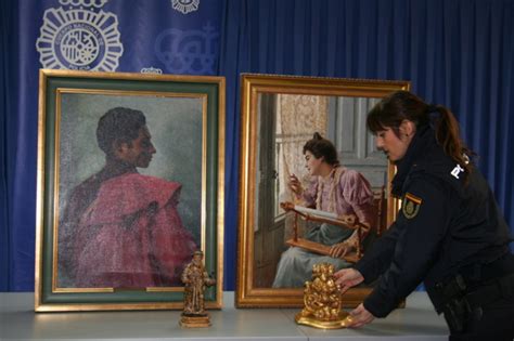 Recuperadas Tres Obras De Arte Robadas En Un Piso Por Su Inquilino