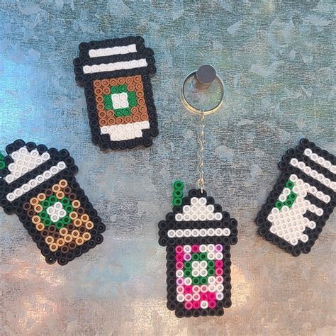 Starbucks Perler Bead Etsy