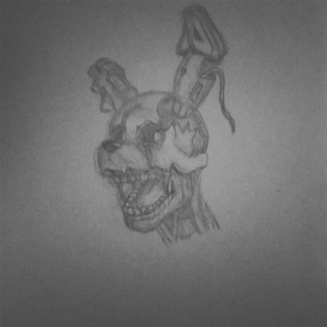 A Pencil Drawing Of A Skull With Scissors