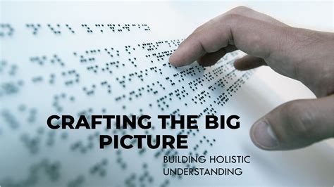 Building Holistic Understanding - Crafting the Big Picture in Systemic ...