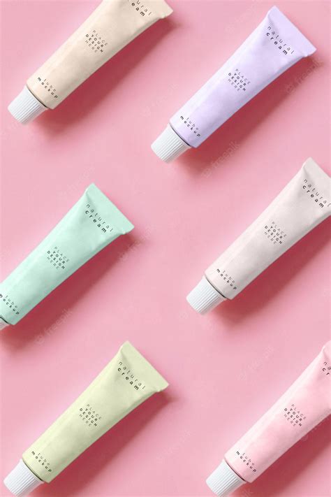 Premium Psd Cream Tube Packaging Mockup