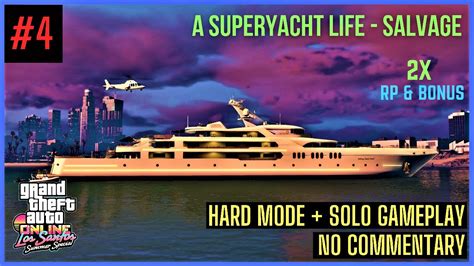 A Super Yacht Life Salvage Gameplay Gta Online Yacht Mission