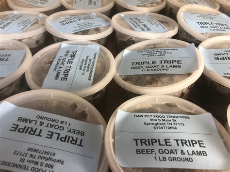 Triple Tripe Beef Goat And Lamb Ground Only Rawpetfooddeliverymarket