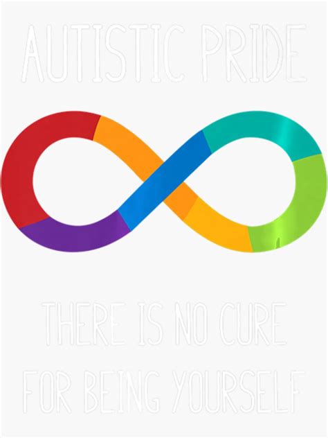 Pegatina «autismo Símbolo Del Infinito Neurodiversidad Autistic Pride