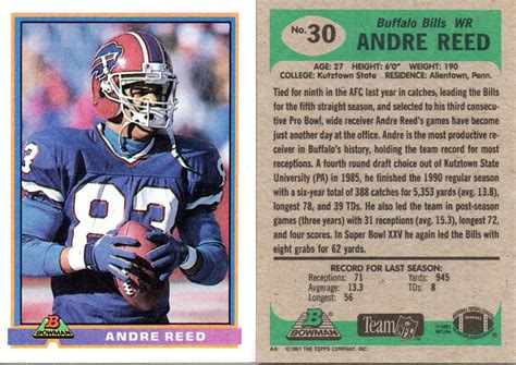 1990 1991 Buffalo Bills Football Trading Cards Here RCSportsCards