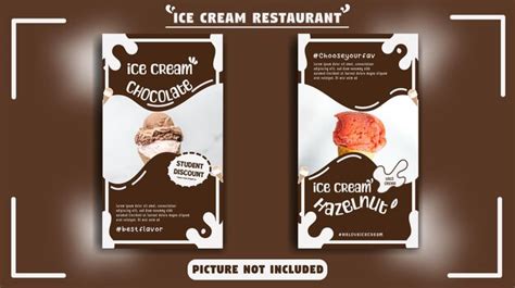 Premium Vector Instagram Story Template For Ice Cream Restaurant