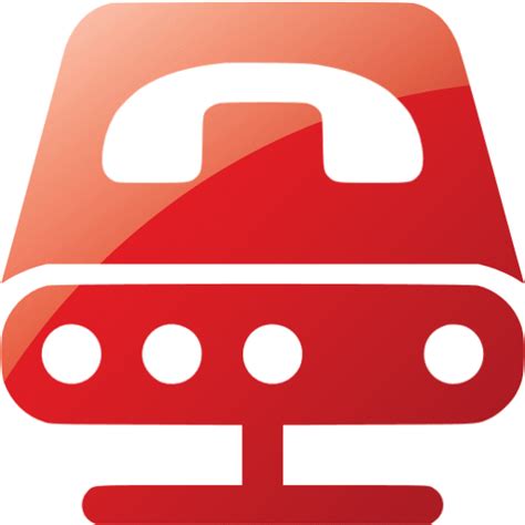 Web 2 Ruby Red Voip Gateway Icon Free Web 2 Ruby Red Computer