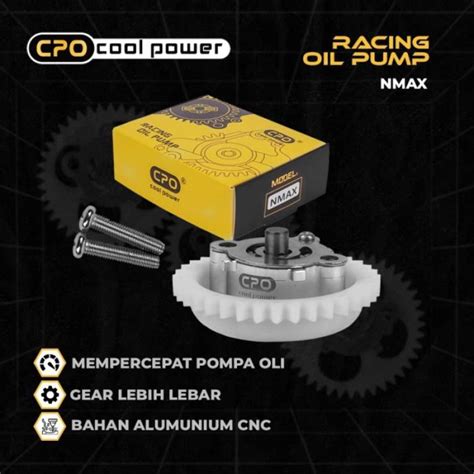 Jual Oil Pump Pompa Oli Racing Cpo Cool Power Nmax Old Dp Racing Oil