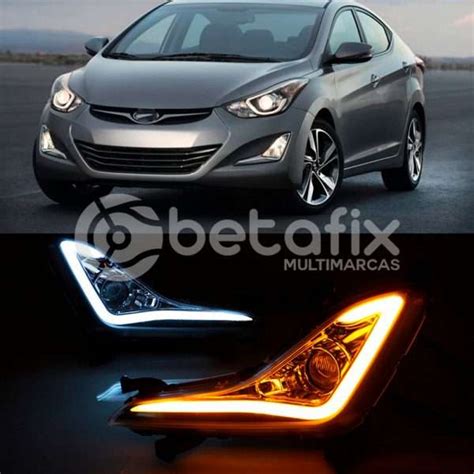 Neblinero Hal Geno Hyundai Elantra Led Drl Betafix Ecuador