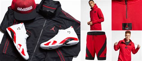 Jordan 14 Candy Cane Clothing and Hats to Match | SneakerFits.com