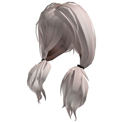 Blueberry Long Loose Pigtails Ash Blonde Roblox