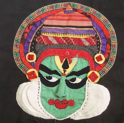 aLmoSt FaLLen AnGeL: Kathakali dancer Mask