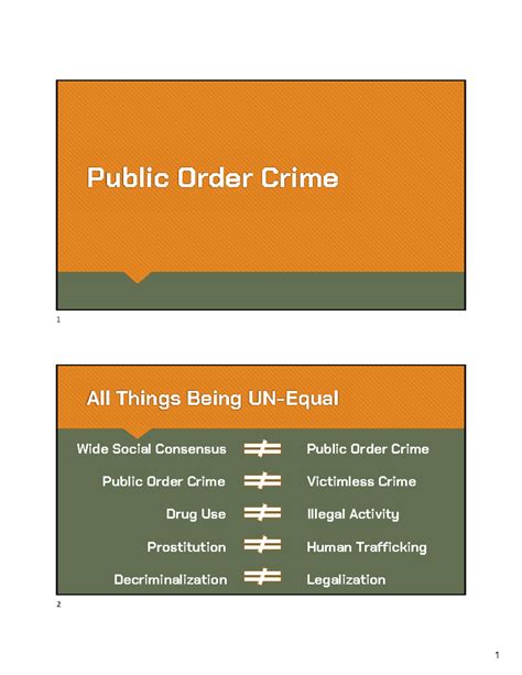 Public Order Crimes 6