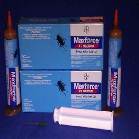 2 Tubes Maxforce FC Magnum Cockroach German Roach Pest Control Gel Bait