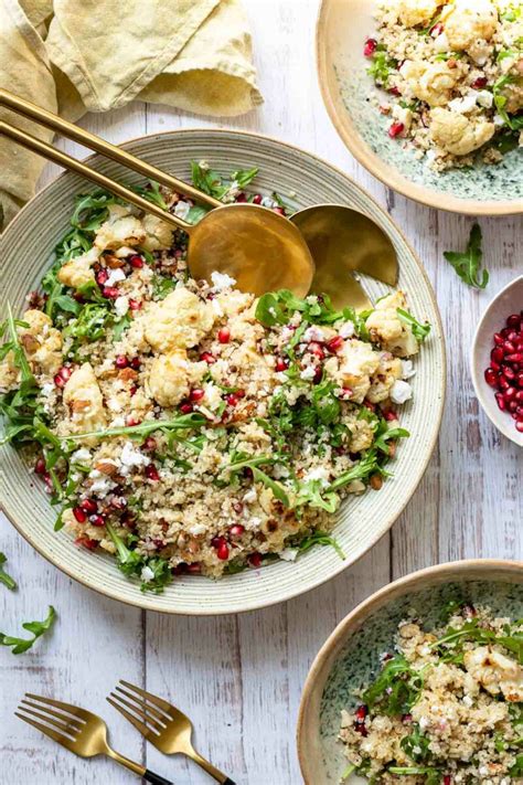 Blumenkohl Quinoa Salat Rezept Elle Republic