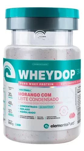 Whey Protein Isolado Concentrado Hidro Wheydop Elemento Puro Frete Gr Tis