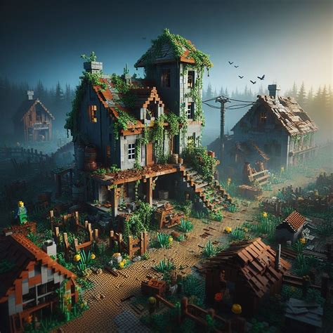 Lego Minecraft Abandoned Village Set 4 by Jesse220 on DeviantArt