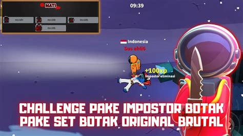 Challenge Impostor Botak Pake Set Botak Trik Pake Senter Auto Aman Gak