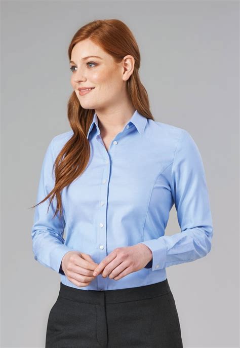 Women S Brook Taverner Albany Classic Oxford Shirt Industrial Workwear