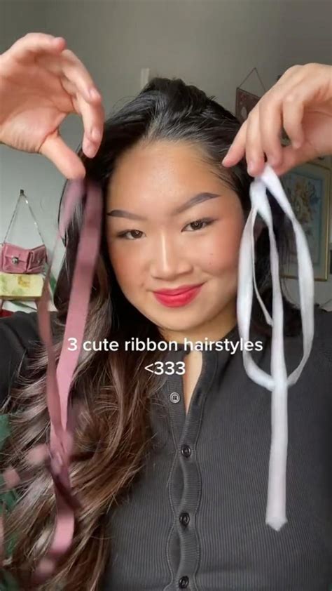 Details On My IG Cute Hair Ribbon Hairystyles Easy Hairstyle Summer