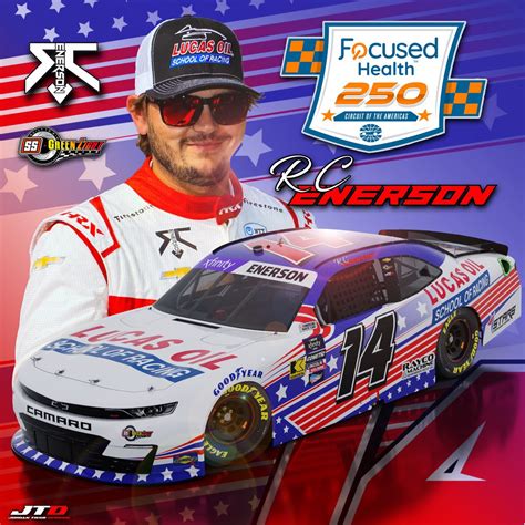 IndyCar Driver RC Enerson Competing For SS GreenLight Racing At COTA