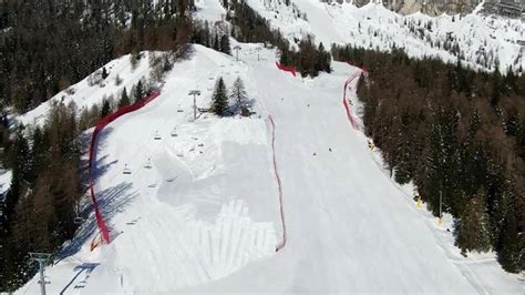 Video Mondiali Sci Cortina La Pista Vertigine Video Gazzetta It