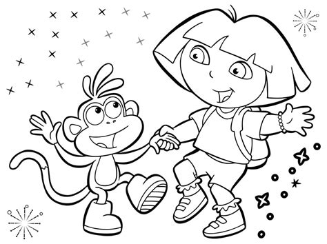 Coloriage Dora L Exploratrice Coloriages Imprimer