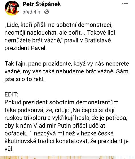 HolkazPrahy on Twitter Pak že nemáš svobodu Štěpánku Říct tohle