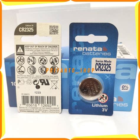 Original Renata Silver Oxide Cr Cr V Lithium Battery Batere